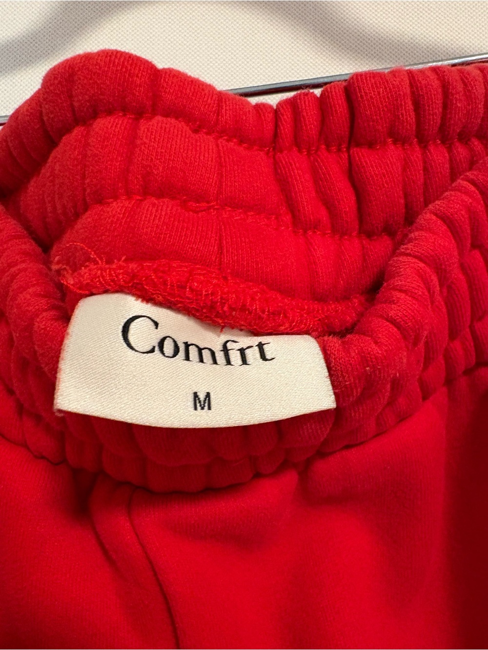 Comftr Women's Red Minimalist Sweatpants - Picture 3 of 3